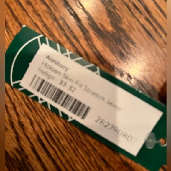 Men's Alesbury Slim Fit Blue Jeans 33 x 32 - Picture 10 of 10